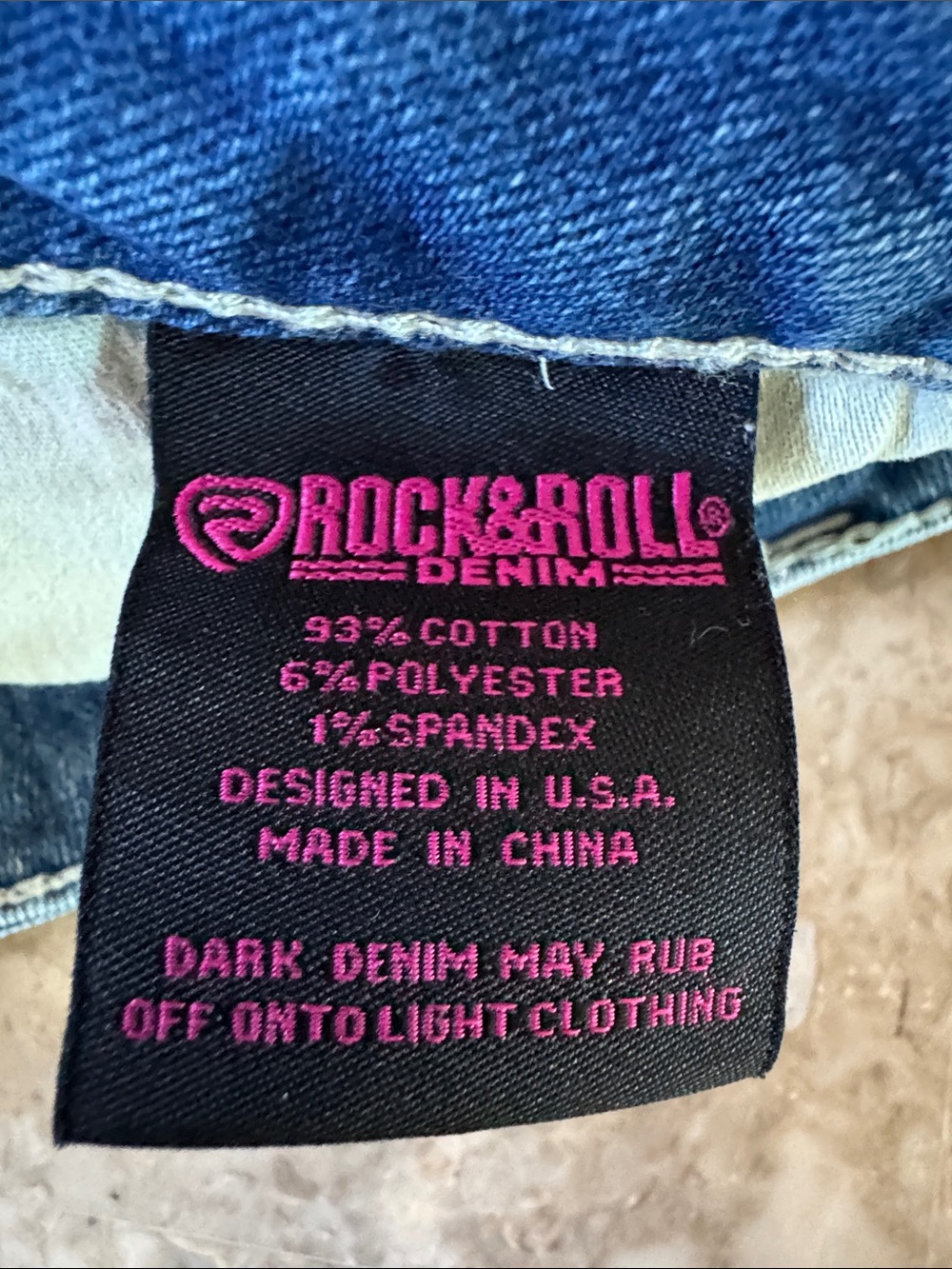 Rock & Roll Denim Women’s Blue Star-Accent Bootcut Jeans - Picture 12 of 12